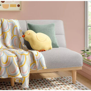 Room Essentials Chick-Shaped Yellow Novelty Throw Pillow *NWT* 16"x12"